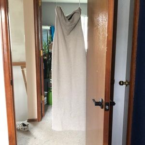 Ralph Lauren black label cashmere floor length dress